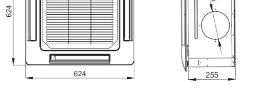 CA62 - мощ. охлаждения 5.35, мощ. отопления 10.68 - BPS Clima