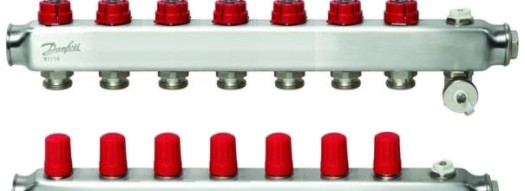 Коллектор из нержавеющей SSM-F стали с расходомерами - Manifold 7+7