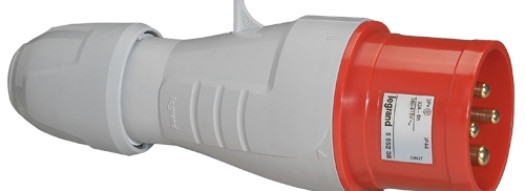 Прямая вилка 3К+H+З 32А 380В IP44 - P17 Tempra Pro