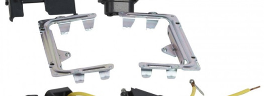 Установочный набор для выдвижного розеточного блока - 8 модулей