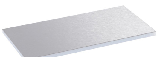 Декоративная панель для крышки напольной коробки - 8/12 модулей - нержавеющая сталь