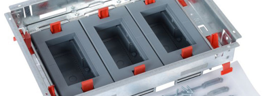 Комплект суппорта напольной коробки - 8/12 модулей