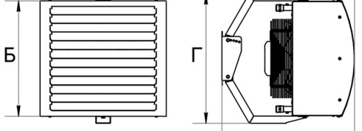Тепловентилятор TV-244.500 - 58 кВт - Techno