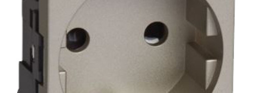 Розетка 2P+E - 2 модуля - Arteor - Champagne