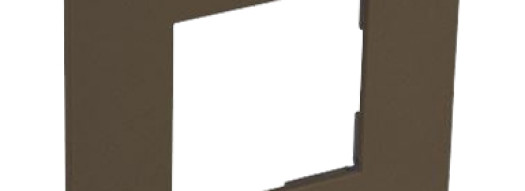 Рамка 2 модуля - Arteor - Dark Bronze