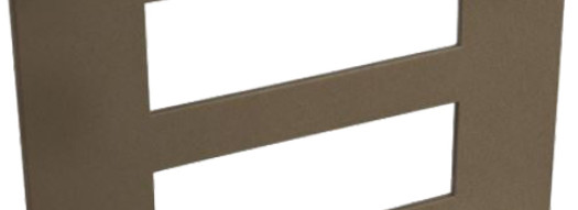 Рамка 2x6 модулей - Arteor - Dark Bronze