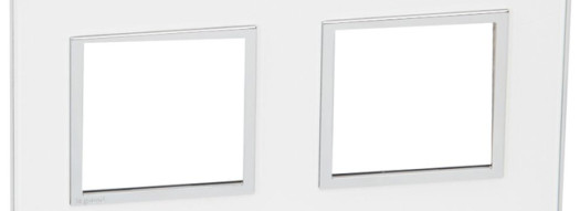 Рамка 2x2 модуля - Arteor - Mirror White