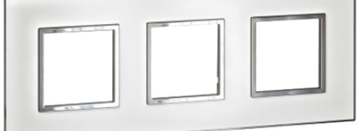 Рамка 3x2 модуля - Arteor - Mirror White