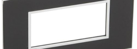 Рамка 4 модуля - Arteor - Mirror Black