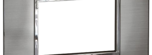 Рамка 3 модуля - Arteor - Stainless Steel