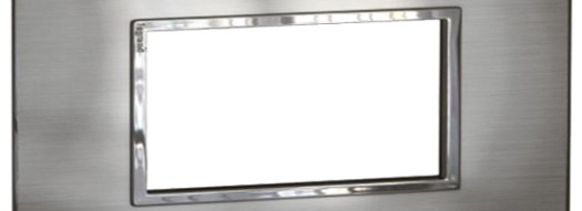 Рамка 4 модуля - Arteor - Stainless Steel