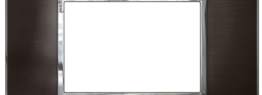 Рамка 3 модуля - Arteor - Brushed Metal Black