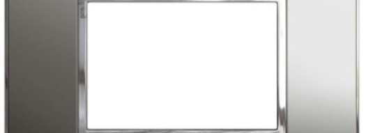 Рамка 3 модуля - Arteor - Reflective Stainless Steel