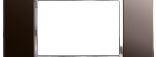 Рамка 3 модуля - Arteor - Reflective Black