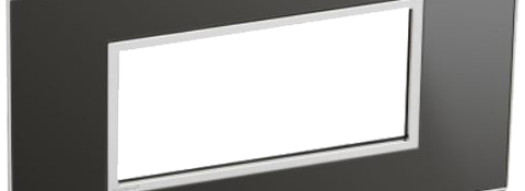 Рамка 4 модуля - Arteor - Reflective Black