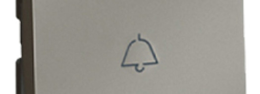 Кнопка с символом ''звонок'' - 2 модуля - Arteor - Magnesium