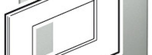 Рамка 4 модуля - Arteor - Pearl Aluminium