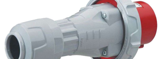 Прямая вилка 3К+З 63А 380В IP67 - P17 Tempra Pro