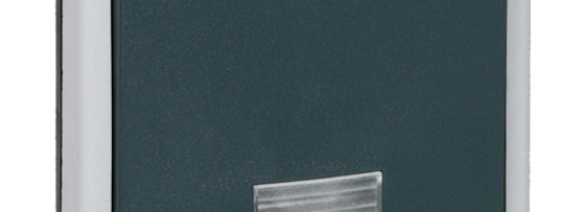 Переключатель одноклавишный с подсветкой - Plexo IP66 - серый