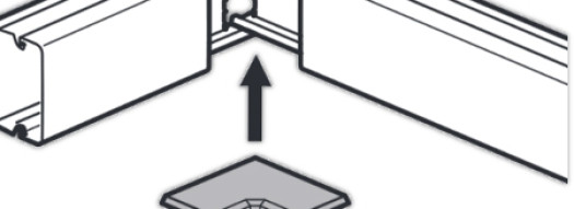 Внутренний неизменяемый угол 90° - для кабель-каналов DLP-S 40x40