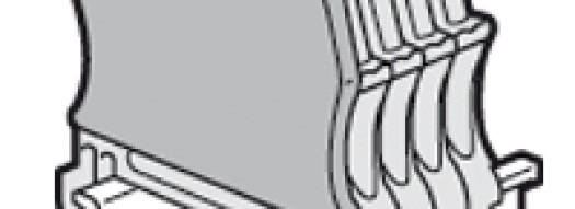 Торцевая крышка Viking 3 - для винтовых клемм 1 вход/1 выход