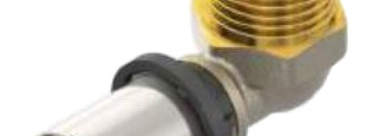 Пресс-угол с наружной резьбой 20х1/2'' - F.I.V. - никелированный