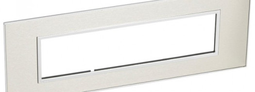 Рамка 8 модулей - Arteor - Stainless Steel