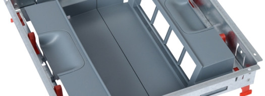 Комплект суппорта напольной коробки - 8/16 модулей