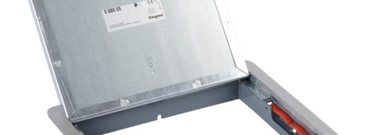 Крышка для напольной коробки - 16/24 модулей - нержавеющая сталь