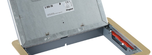 Крышка для напольной коробки - 8/12 модулей - латунь