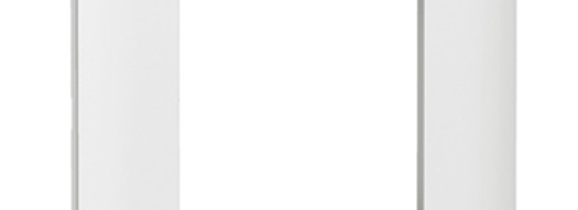 Рамка 2 модуля - Mosaic - белый