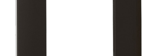Рамка 2 модуля - Mosaic - матовый черный
