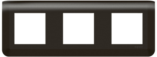 Рамка 3x2 модуля - Mosaic - матовый черный