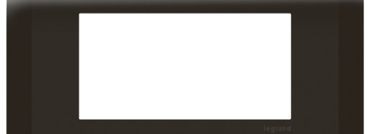 Рамка 4 модуля - Mosaic - матовый черный