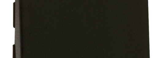 Переключатель на 2 направления 10A - 2 модуля - Mosaic - матовый черный