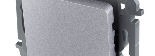 Выключатель одноклавишный - Inspiria - алюминий