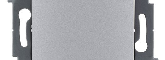 Переключатель одноклавишный - Inspiria - алюминий