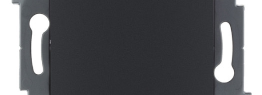 Переключатель одноклавишный - Inspiria - антрацит