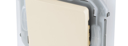 Переключатель одноклавишный IP44 - Inspiria - слоновая кость