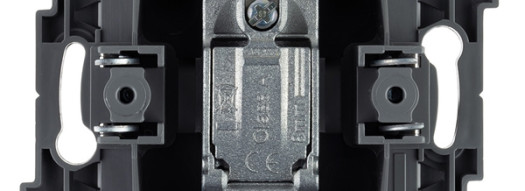 Розетка TV ''звезда'' - 2 дБ, 0-2400 мГц - Inspiria - антрацит