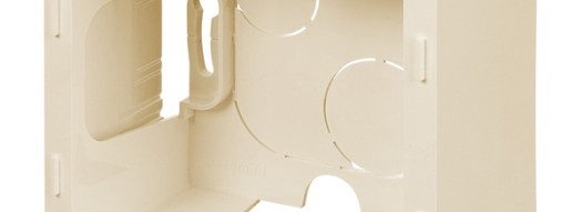 Коробка накладного монтажа - 1 пост - Inspiria - слоновая кость