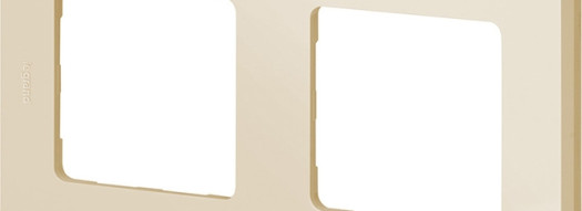 Рамка 2 поста - Inspiria - слоновая кость