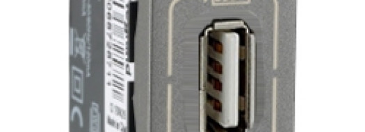 Розетка USB A-тип 1.1 A - 1 модуль - Arteor - Magnesium