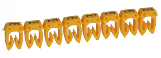 Маркер CAB 3 - для кабеля 4-6 мм² - заглавная буква ''E''