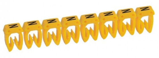 Маркер CAB 3 - для кабеля 4-6 мм² - заглавная буква ''N''