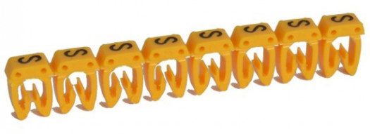 Маркер CAB 3 - для кабеля 4-6 мм² - заглавная буква ''S''