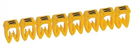 Маркер CAB 3 - для кабеля 4-6 мм² - заглавная буква ''W''