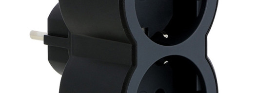 Многорозеточный блок 2 x 2К+3 - Legrand Элиум - черный