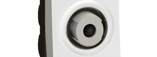 Розетка TV ''F'' - 1 модуль - Arteor - White