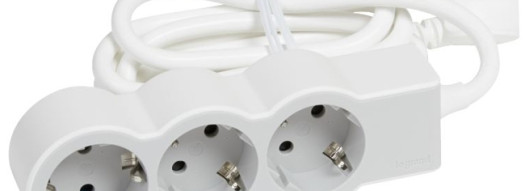 Многорозеточный блок ''Стандарт'' 3 x 2К+З - с кабелем длиной 5 м